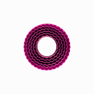 Emporte-pièces faciles à utiliser en forme de rond avec ondulationde Lulubelle & Co