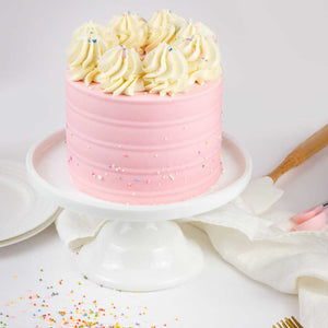 Gâteau d'anniversaire à la vanille sans gluten Lulubelle & Co